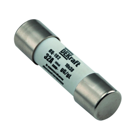 Предохранитель цилиндрический 10А 10х38 ПЦ-102 DEKraft 21364DEK